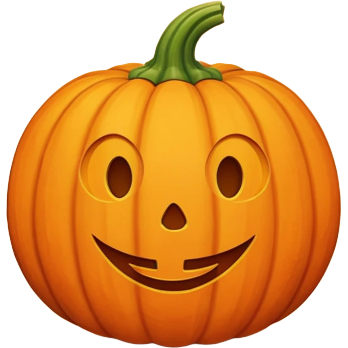 A living pumpkin emoji