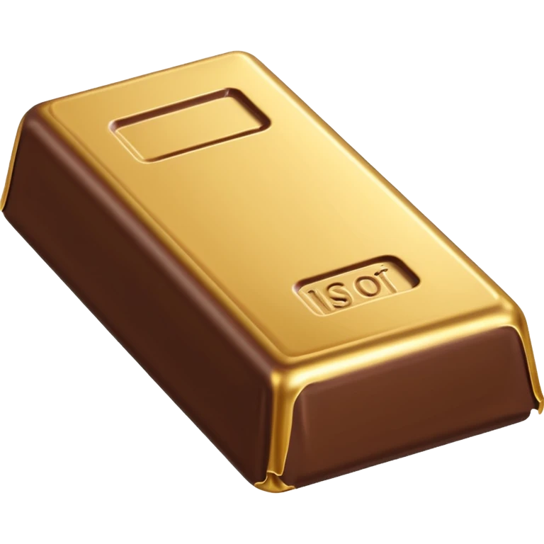 Chocolate in Gold Wrapper emoji