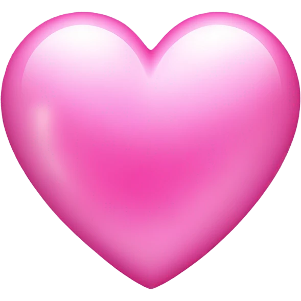 Pink shiny heart  emoji