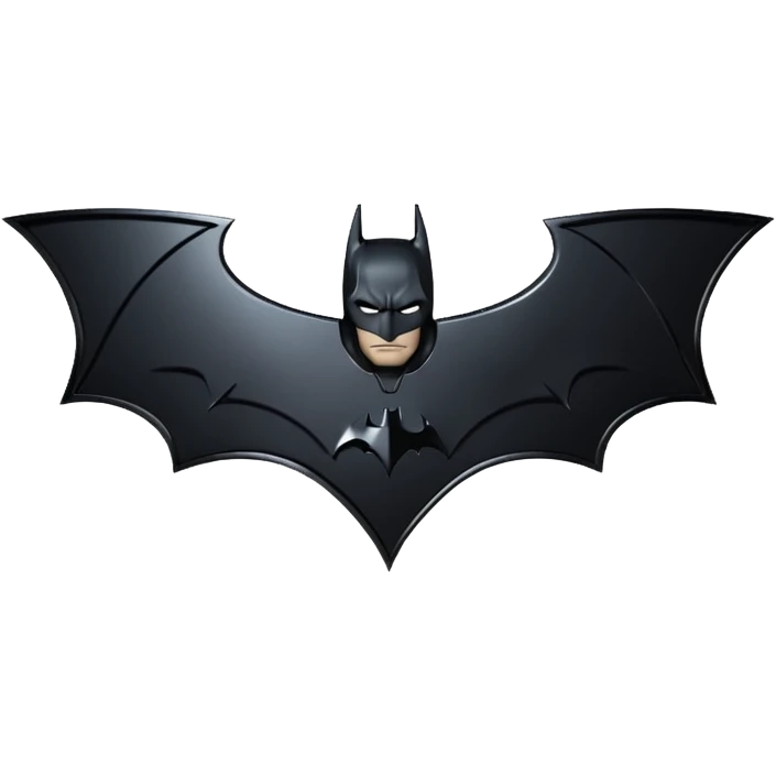 the dark knight batman symbol emoji