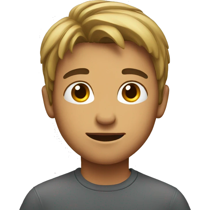 young man face emoji