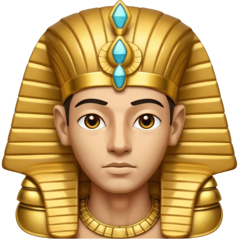 Pharaoh  male face character face only front face

 emoji