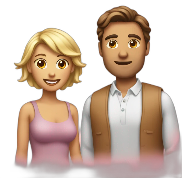 Sex homme et femme emoji