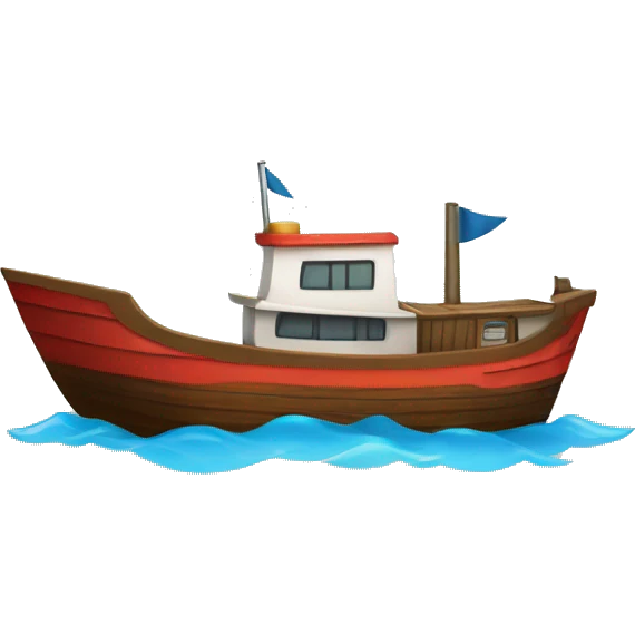 Barco de passeio emoji