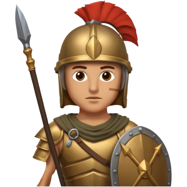 a greek soldier  emoji