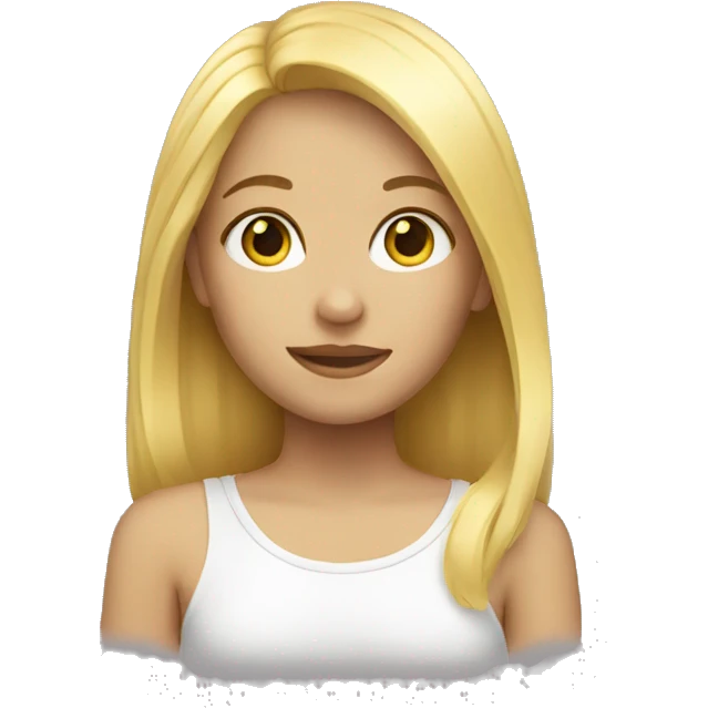 Blond girl emoji