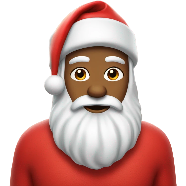 Santa in swimsuit emoji