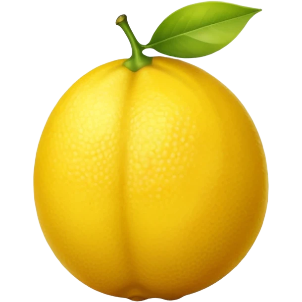 yellow half lemon emoji