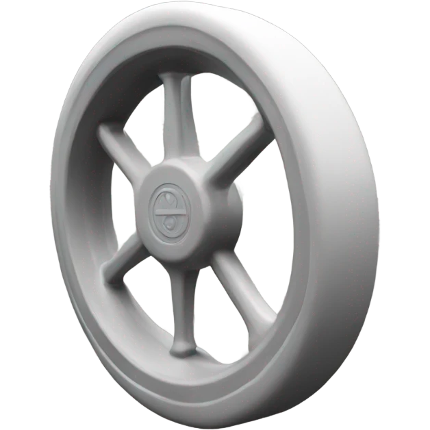 Yoga wheel prop emoji
