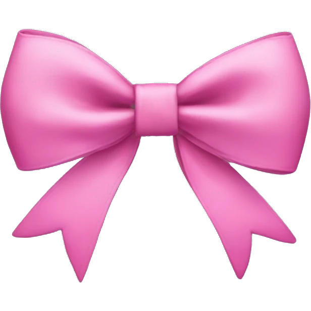 coquette bow emoji