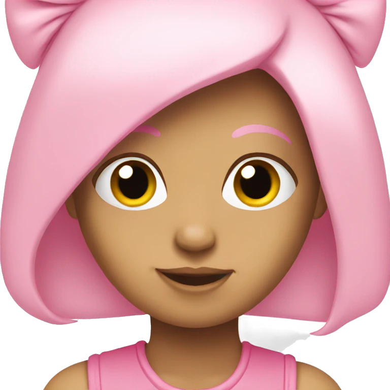 Pink  emoji