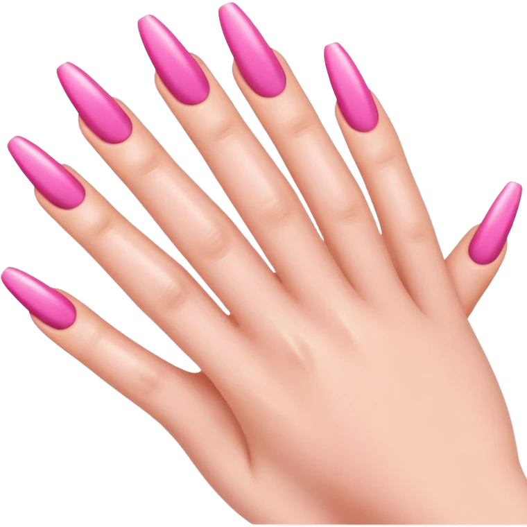 Long nails that are tapping together sassily  emoji
