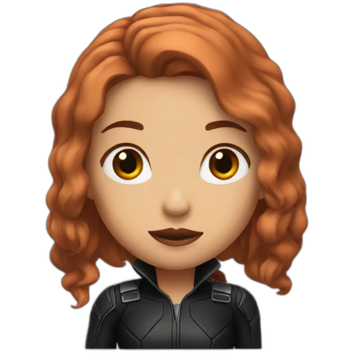 head Black Widow emoji