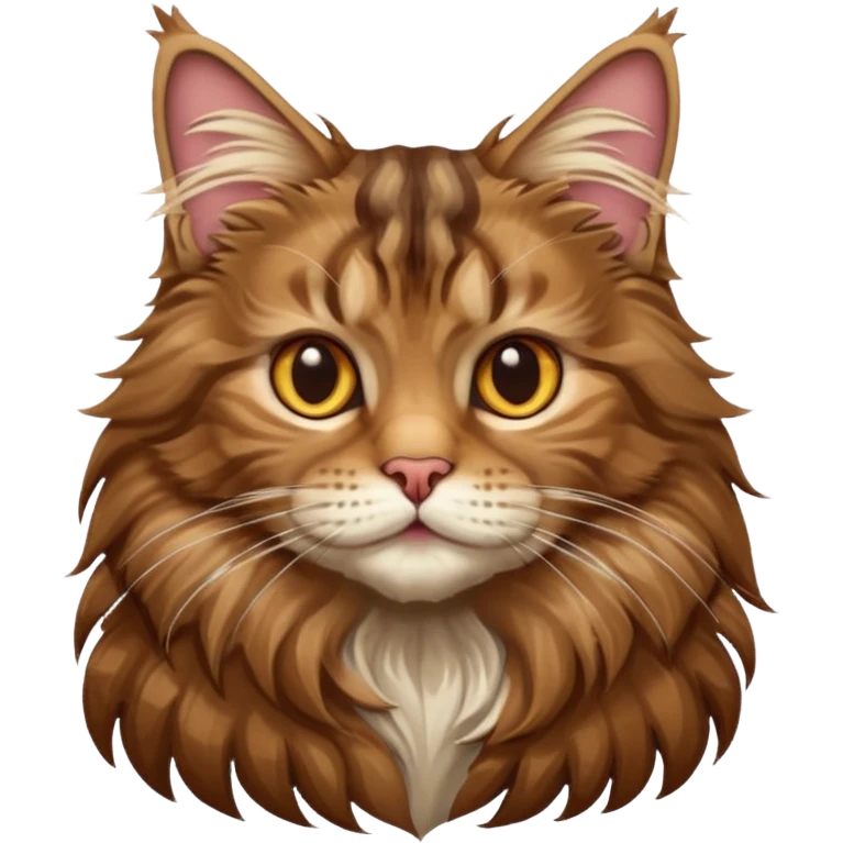 Mainecoon cat emoji