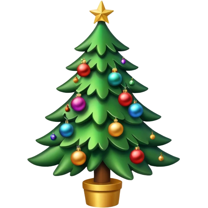 Christmas tree emoji