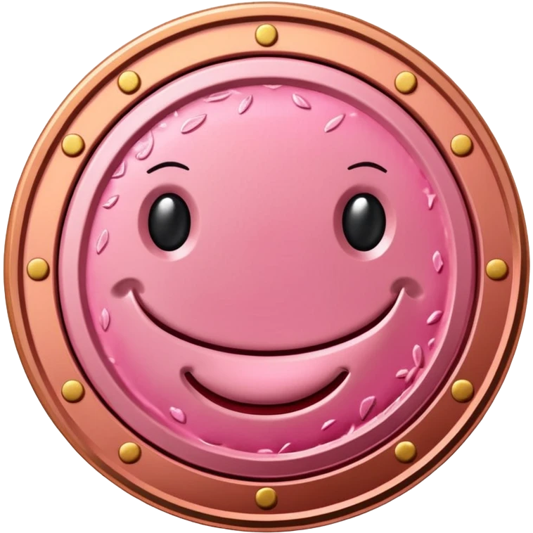 coin made of SPAM MEAT emoji