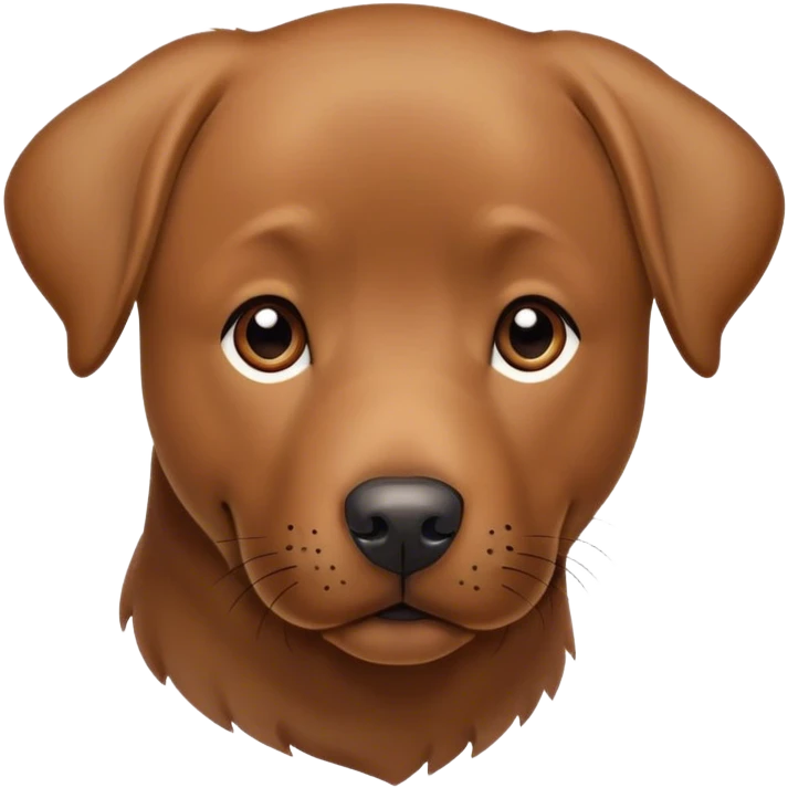 Brown Labrador  emoji