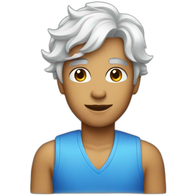 blue designer emoji