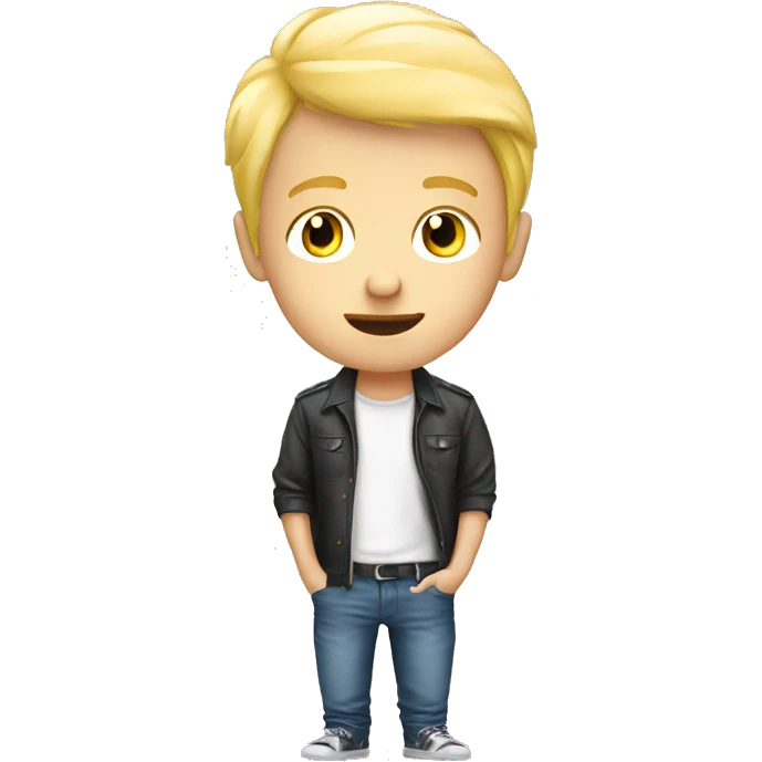 Blond Boy Watch mobile phone emoji