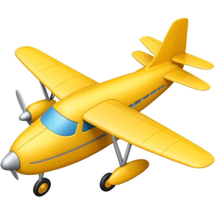toy yellow plane emoji