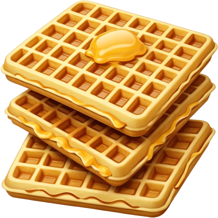 Waffle fries emoji