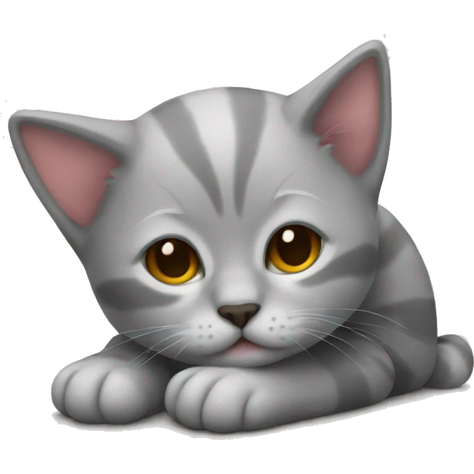 Sleep kitten  emoji