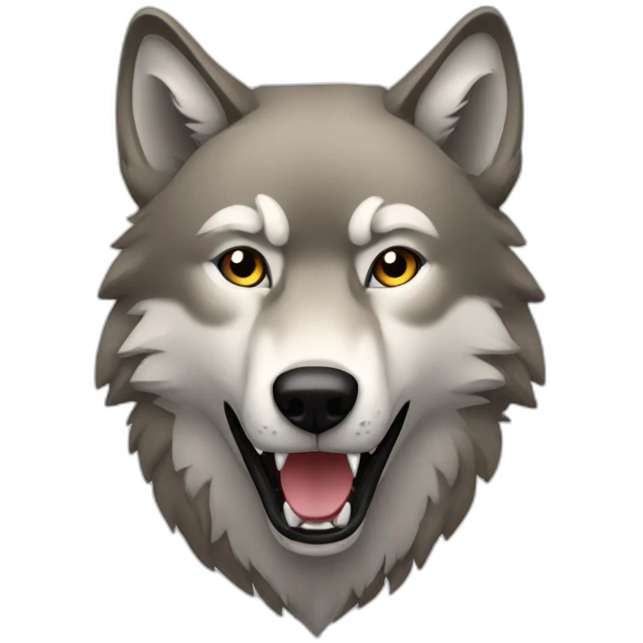 Wolf fitness emoji
