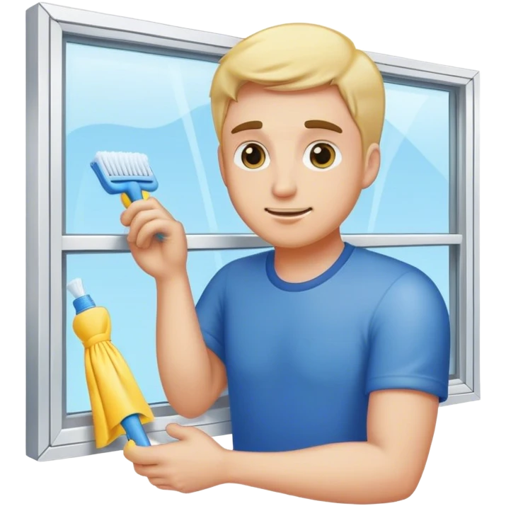 dreng pudser vinduer emoji