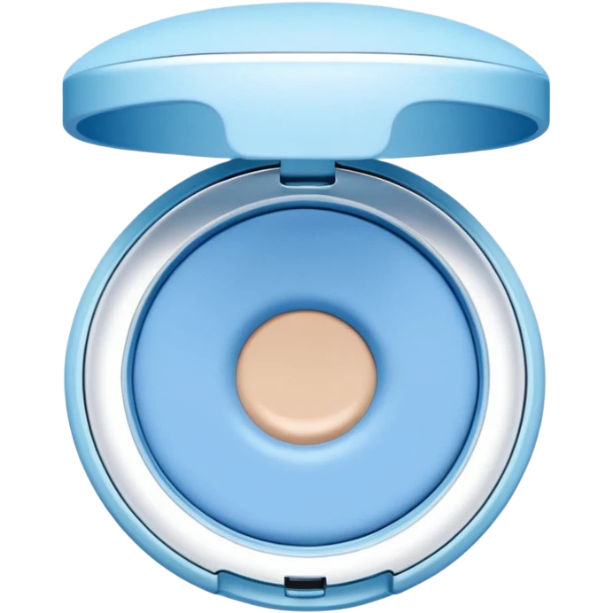 cushion foundation Pact in ligt blue color + wing emoji