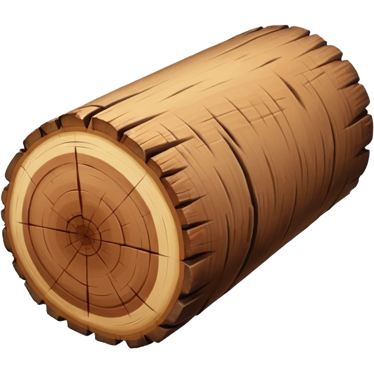 thick wood log emoji