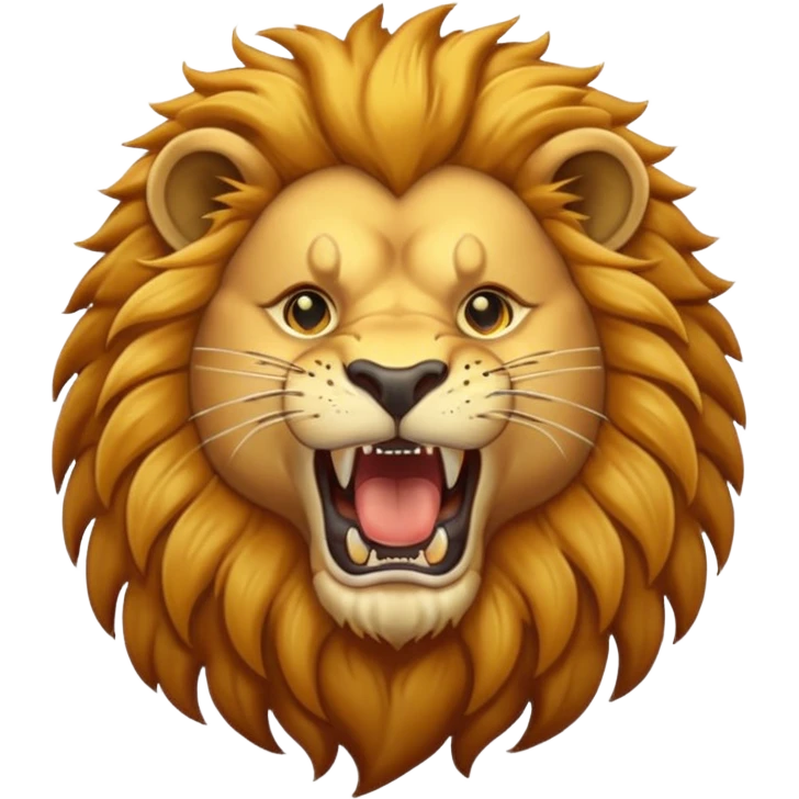 Lion roaring emoji