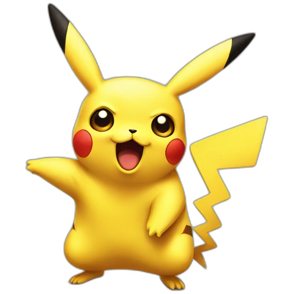 shocked pikachu emoji