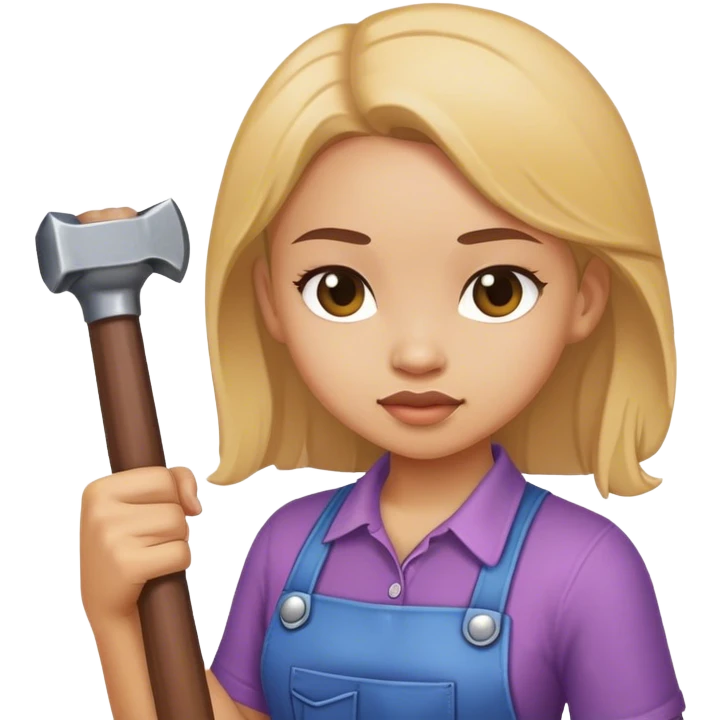 Hammerthrower girl emoji