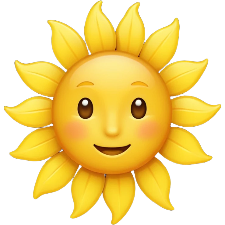 Sunshine emoji
