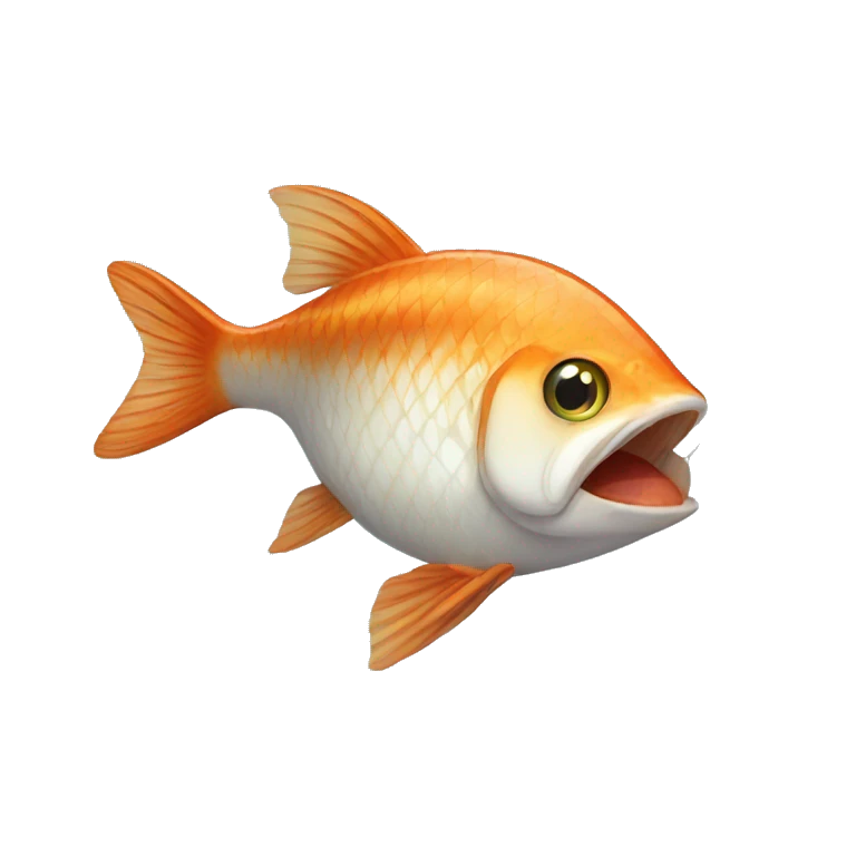 chat qui mange des poisson emoji