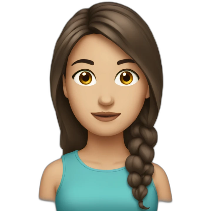 Brunnette emoji