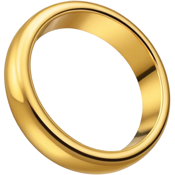 Gold ring emoji