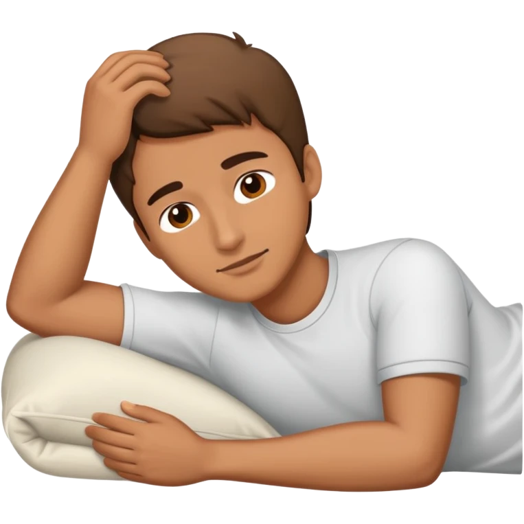 Man laying down  emoji