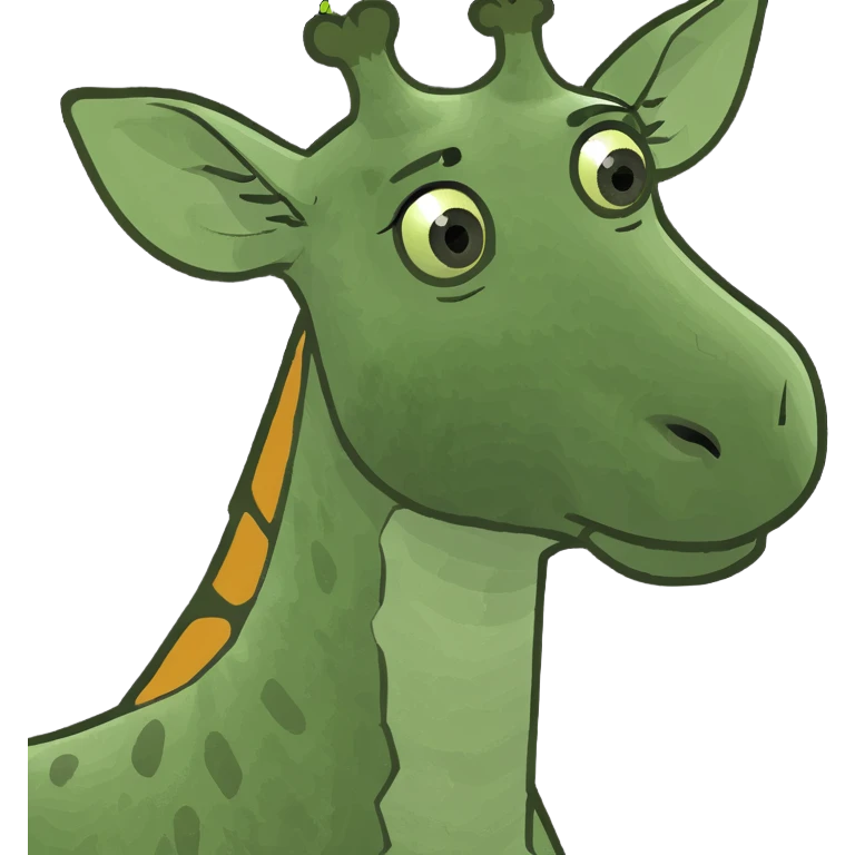 purple giraffe emoji