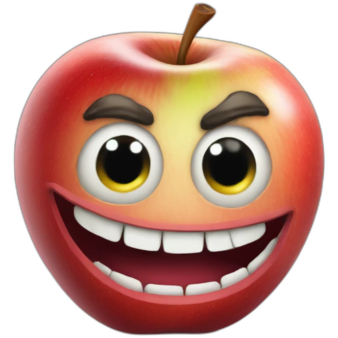trollface apple artstyle emoji