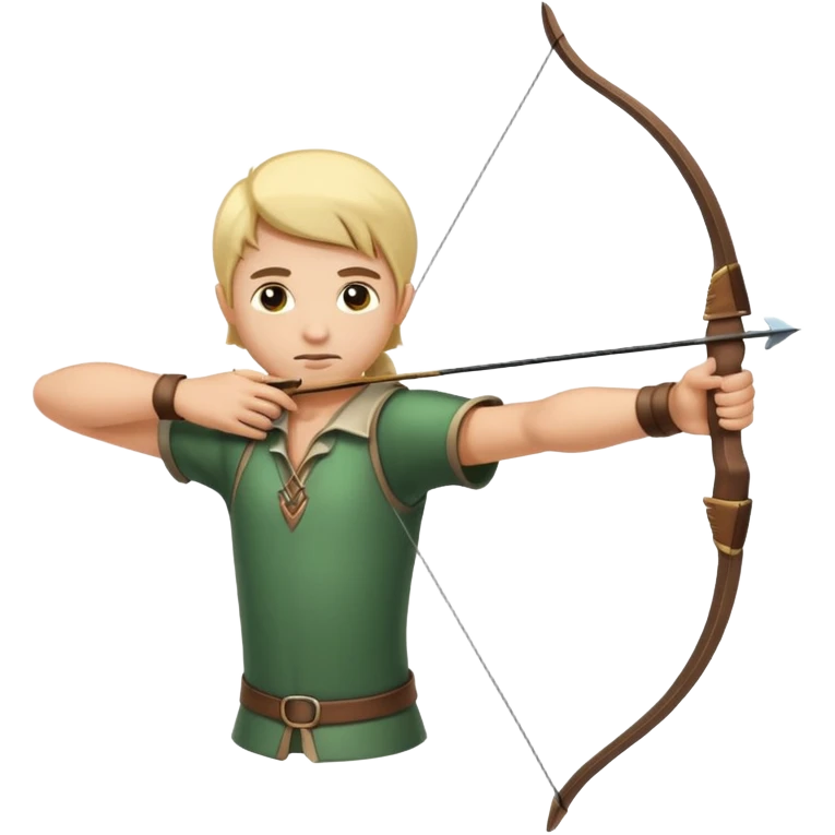 a kid archer emoji