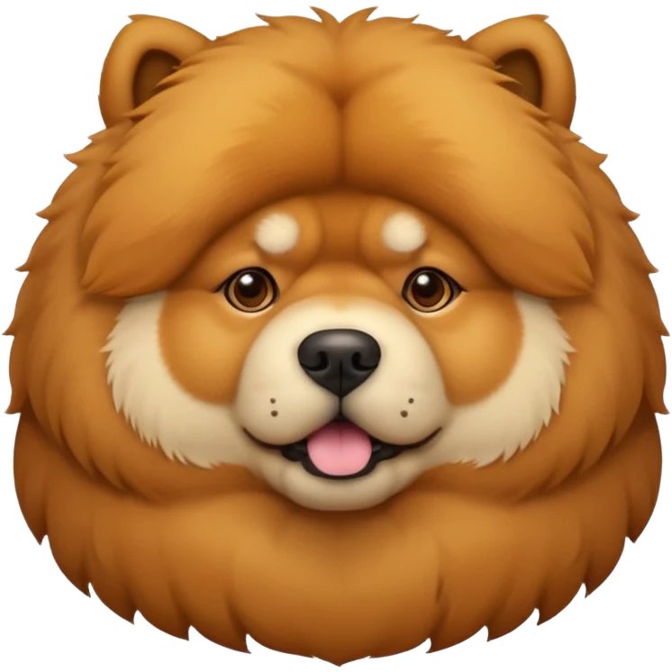 Chow chow dog emoji