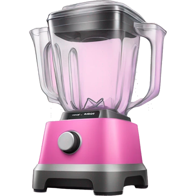 Realistic pink blender  emoji
