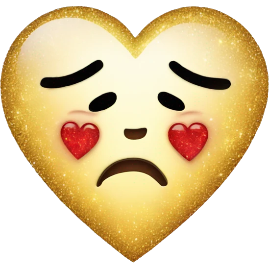 broke heart with sparkles  emoji
