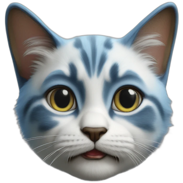 smurf-cat-hyper-realistic emoji
