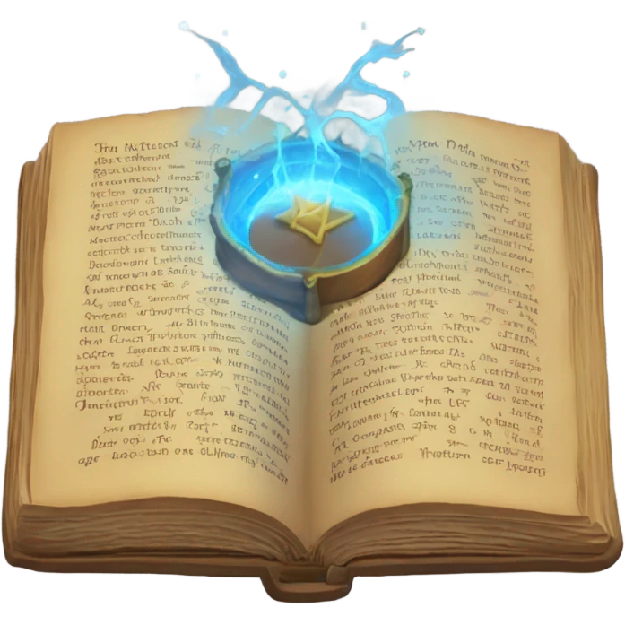 Magic Spell book open emoji