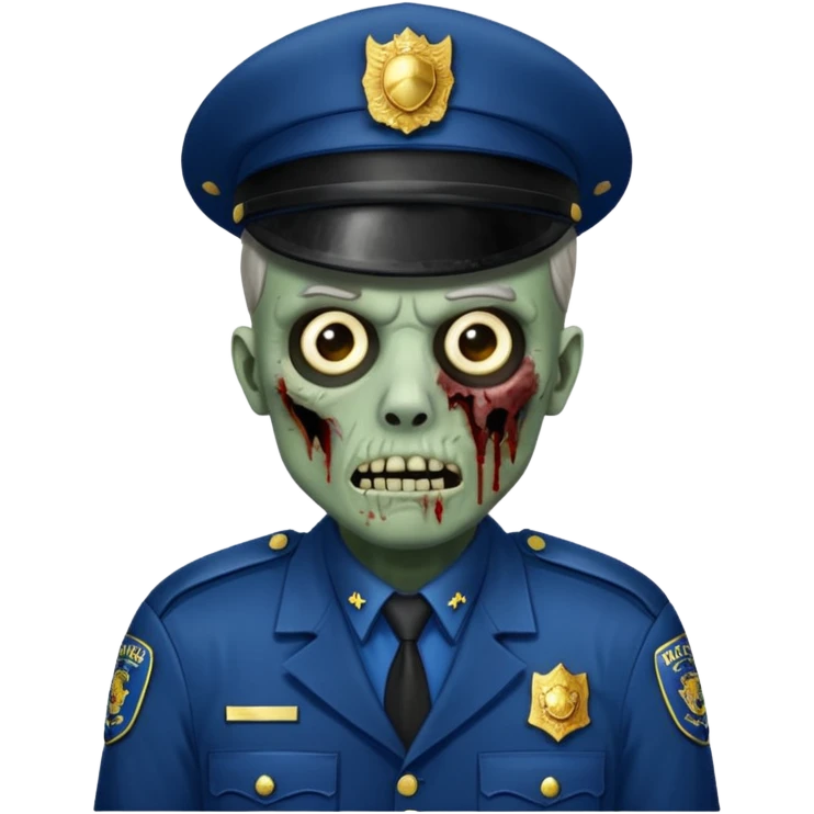 poice zombi emoji