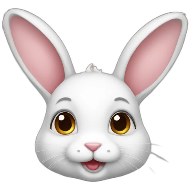 adorable bunny emoji