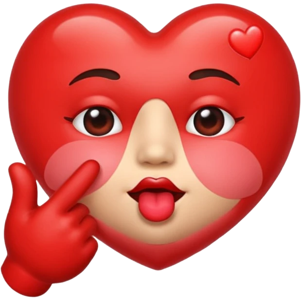 Blowing a kiss emoji emoji