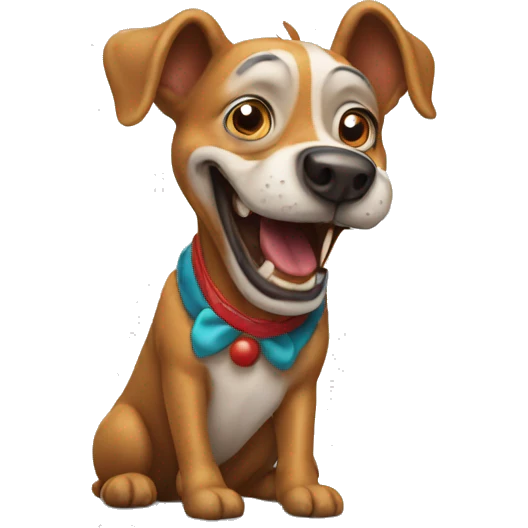 Dog clowns  emoji